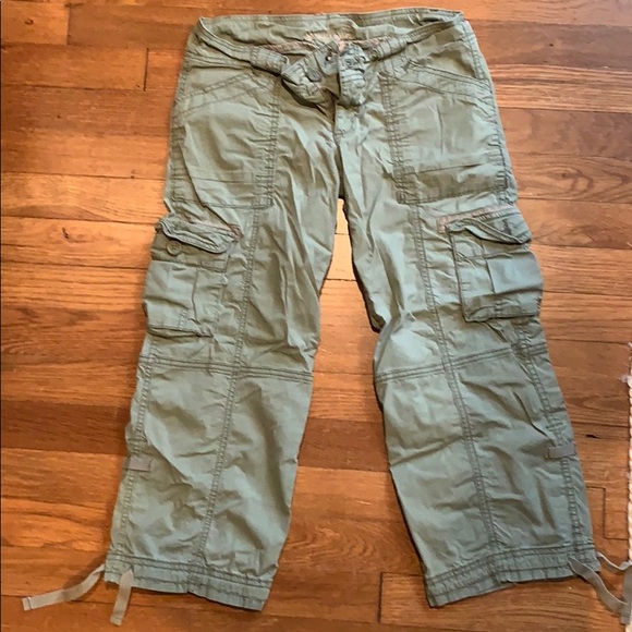 hollister green pants